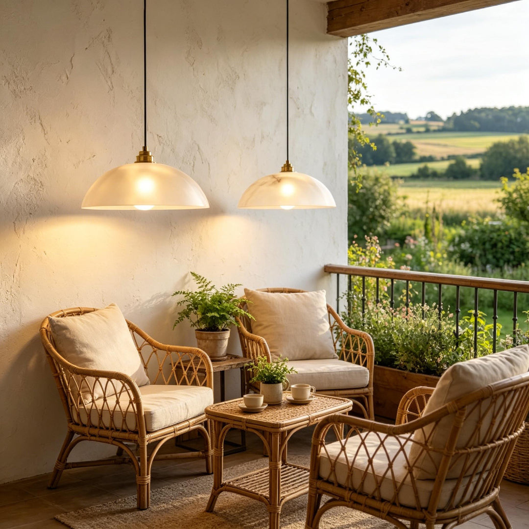 Dome Alabaster Pendant Lamp 7