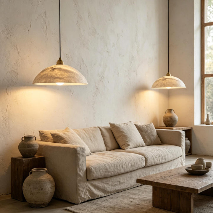 Dome Alabaster Pendant Lamp 8