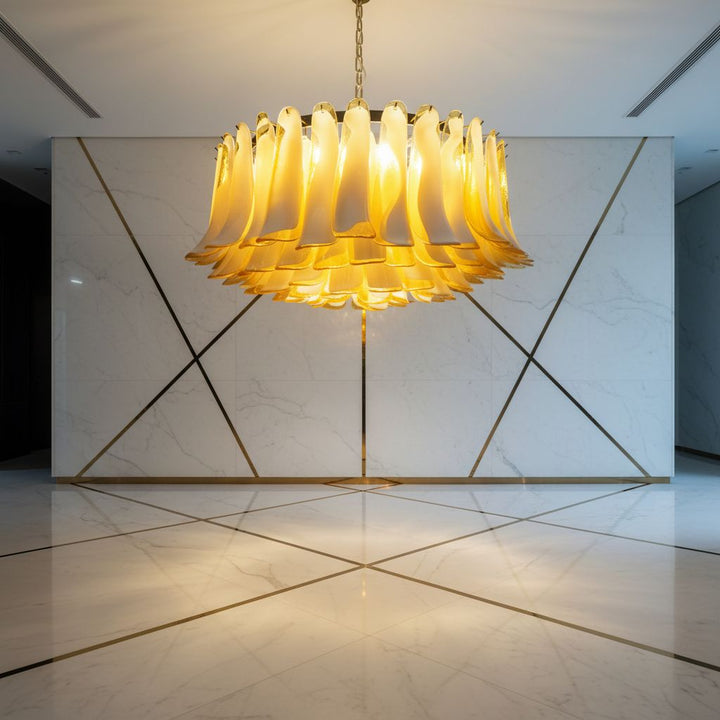 Drum Murano Glass Chandelier