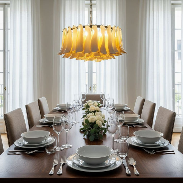 Drum Murano Glass Chandelier