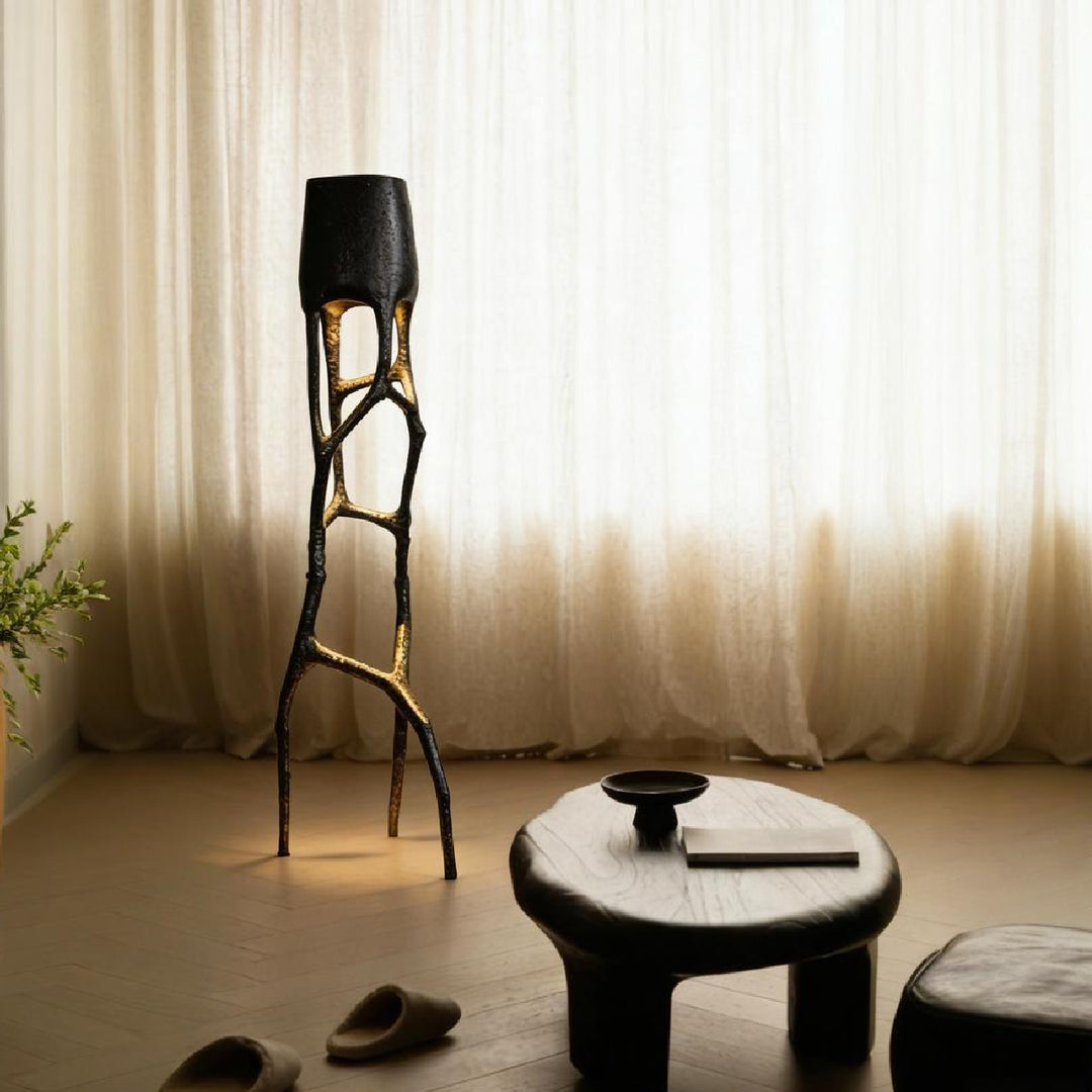 Ebon Aura Sculpture Floor Lamp 11