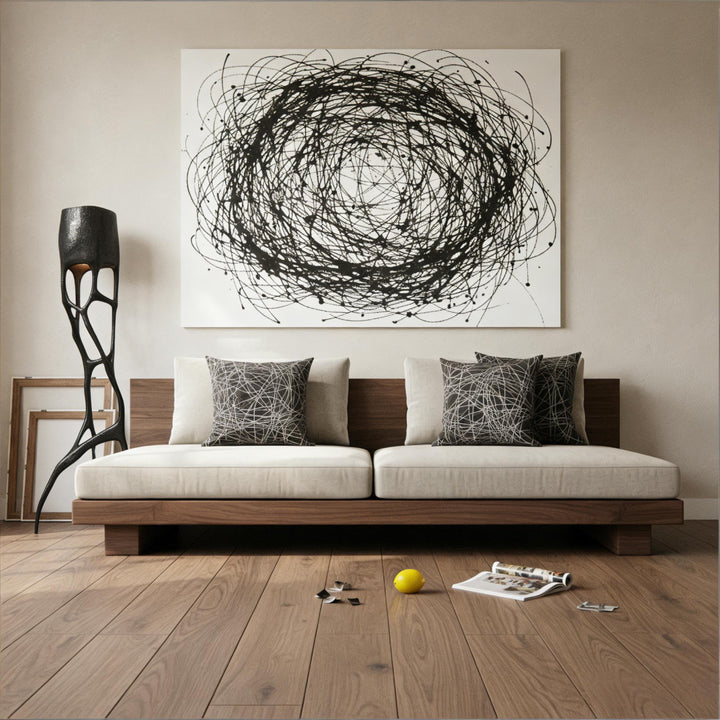 Ebon Aura Sculpture Floor Lamp 12