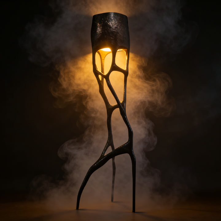 Ebon Aura Sculpture Floor Lamp 13