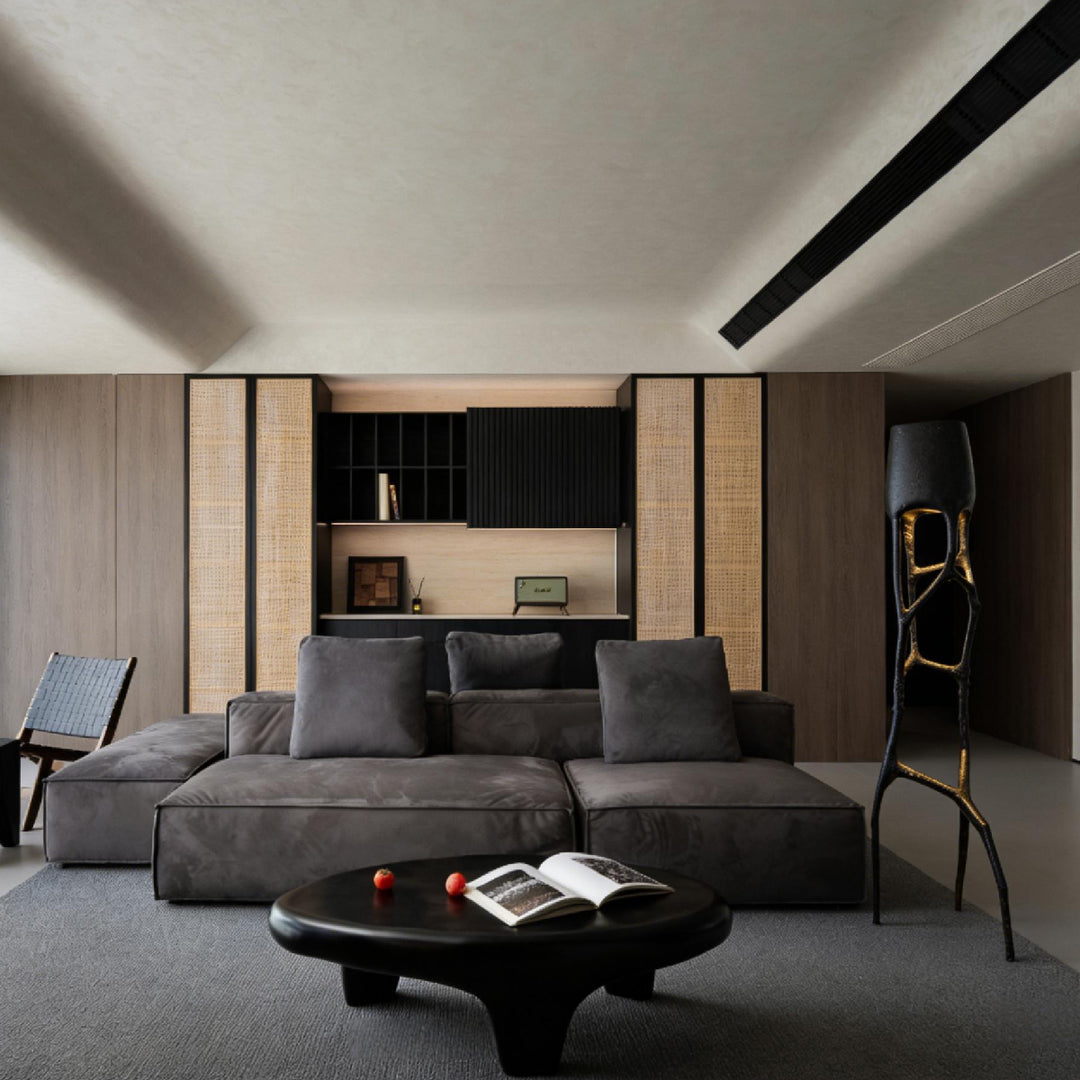 Ebon Aura Sculpture Floor Lamp 15