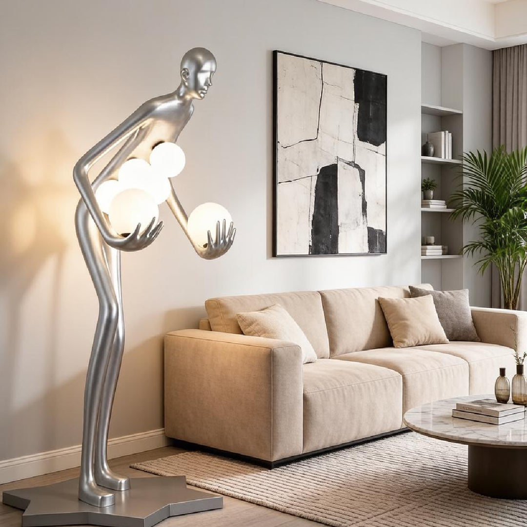 Eclipse Sculpture Floor Lamp 10