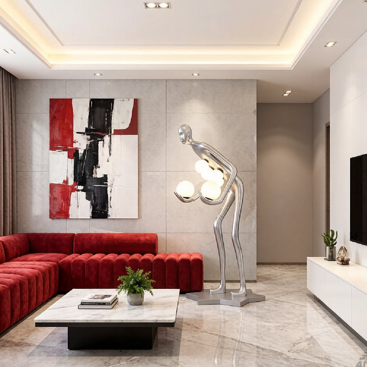 Eclipse Sculpture Floor Lamp 11