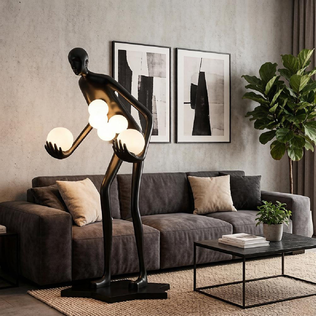 Eclipse Sculpture Floor Lamp 2