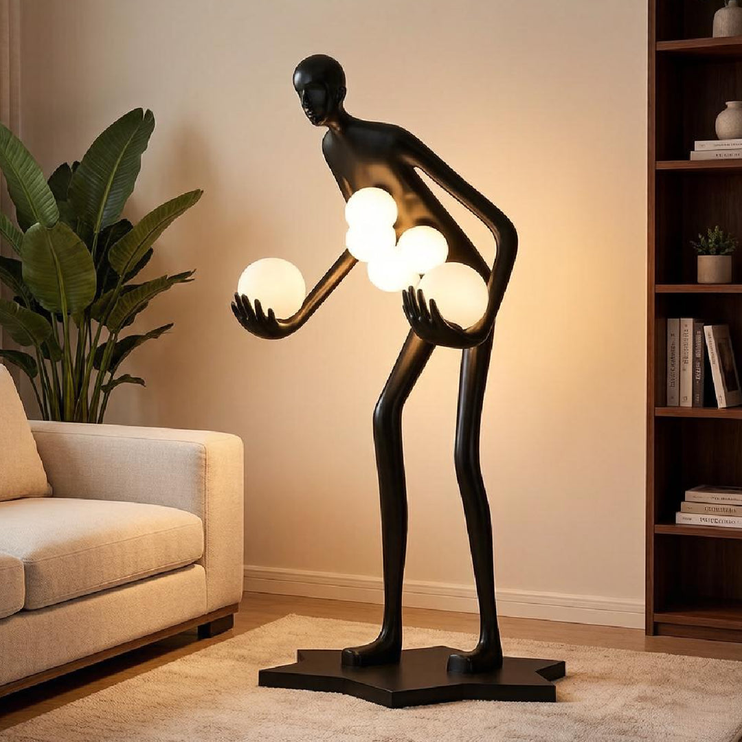 Eclipse Sculpture Floor Lamp 4