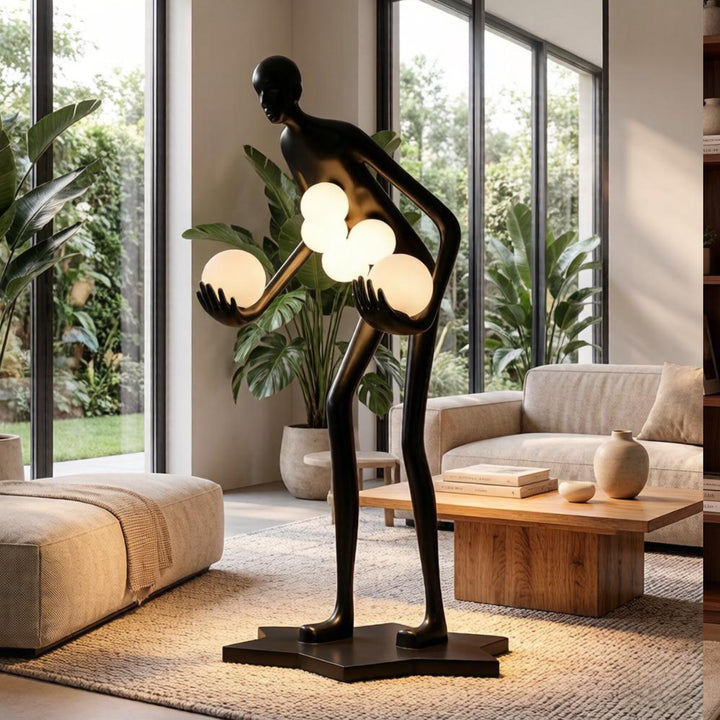Eclipse Sculpture Floor Lamp 5
