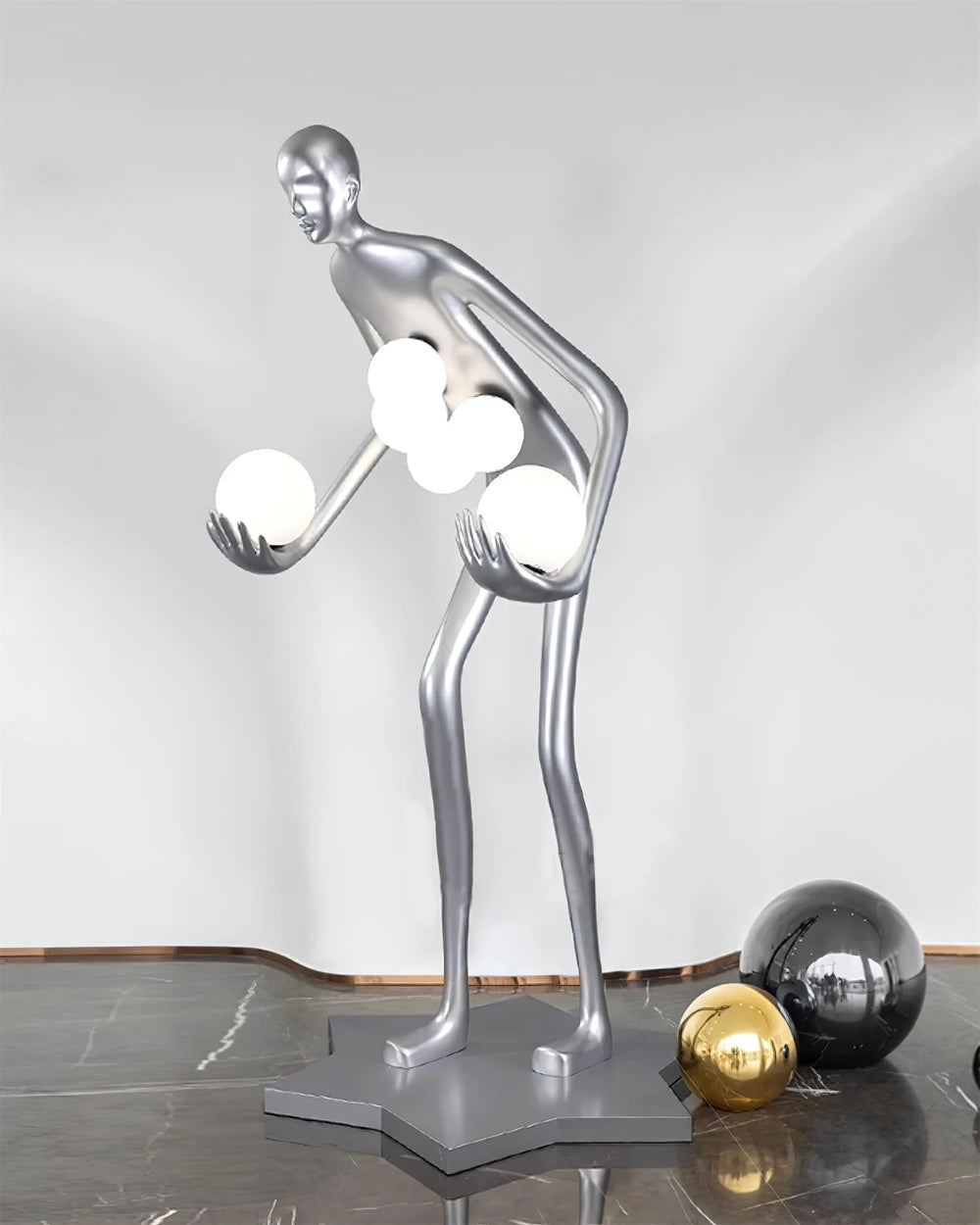 Eclipse Sculpture Floor Lamp 7