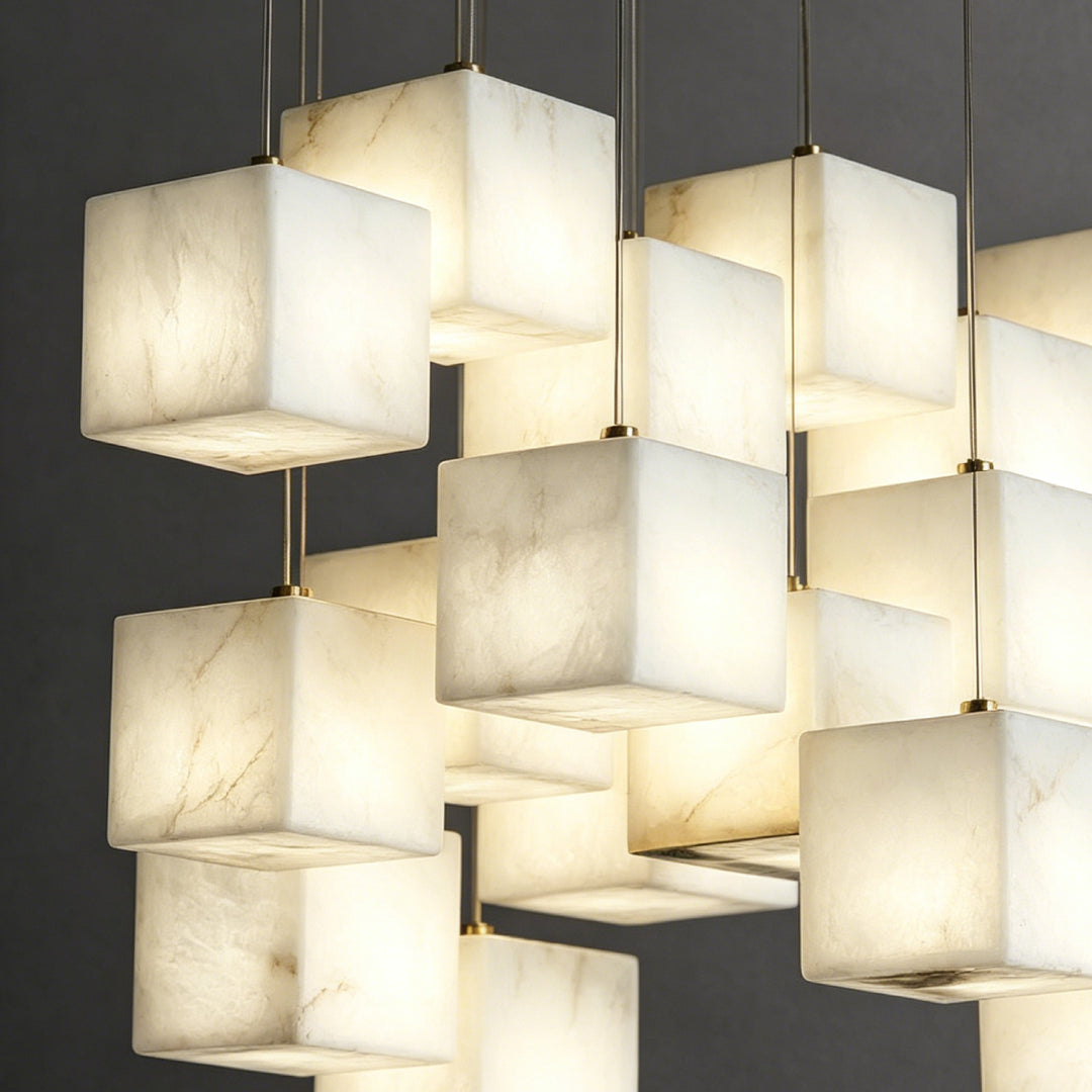 Eichholtz Box Alabaster Chandelier 7