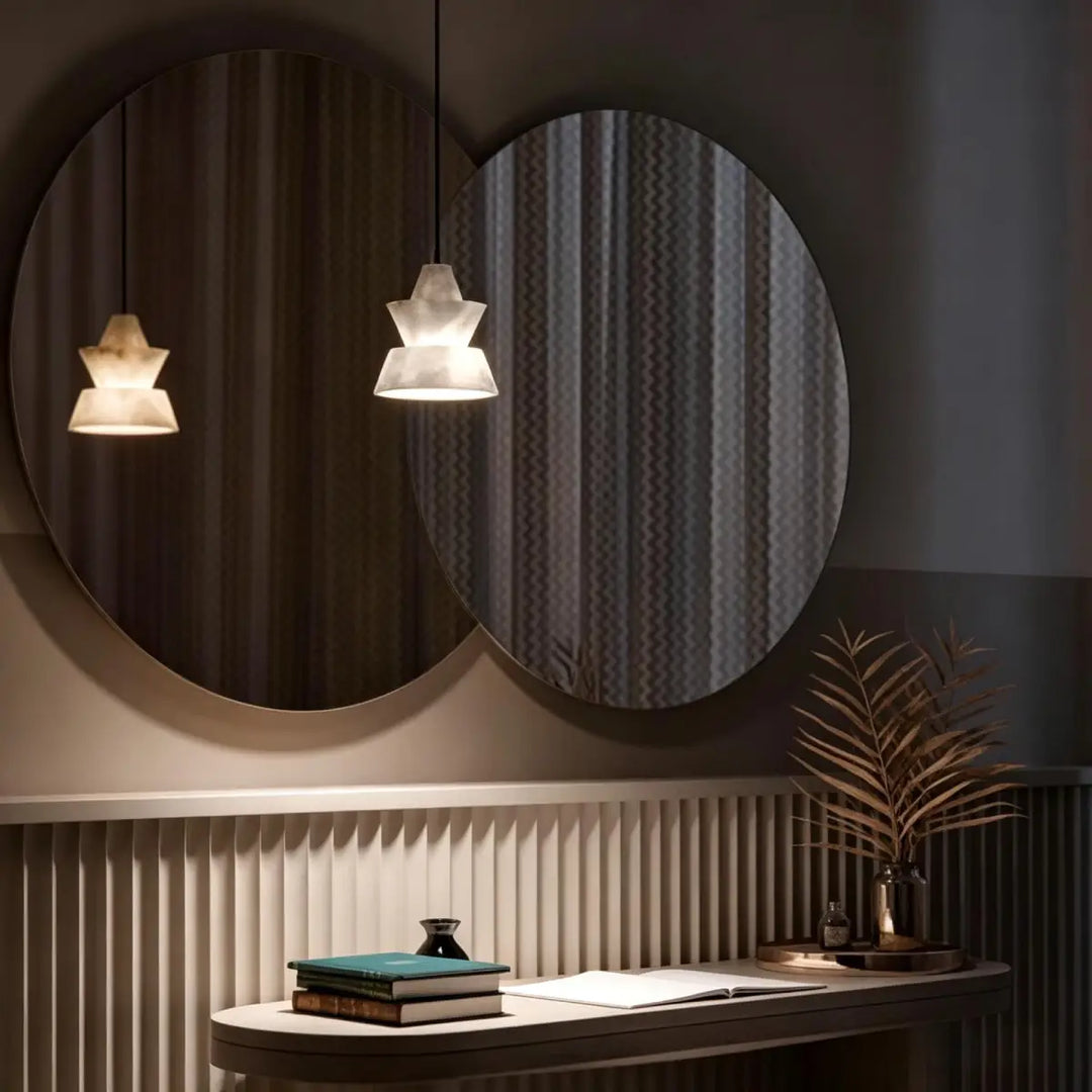 Eira Layered Alabaster Pendant Lamp 10