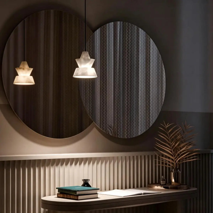 Eira Layered Alabaster Pendant Lamp 10