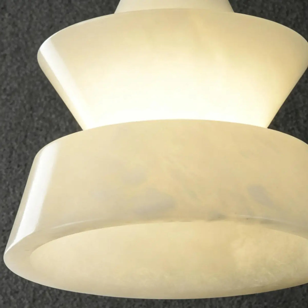 Eira Layered Alabaster Pendant Lamp 14