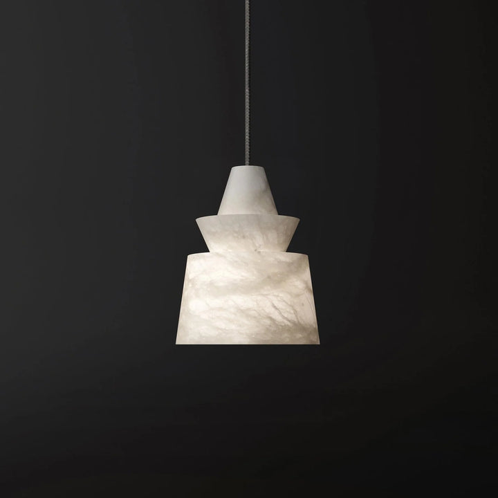 Eira Layered Alabaster Pendant Lamp 15