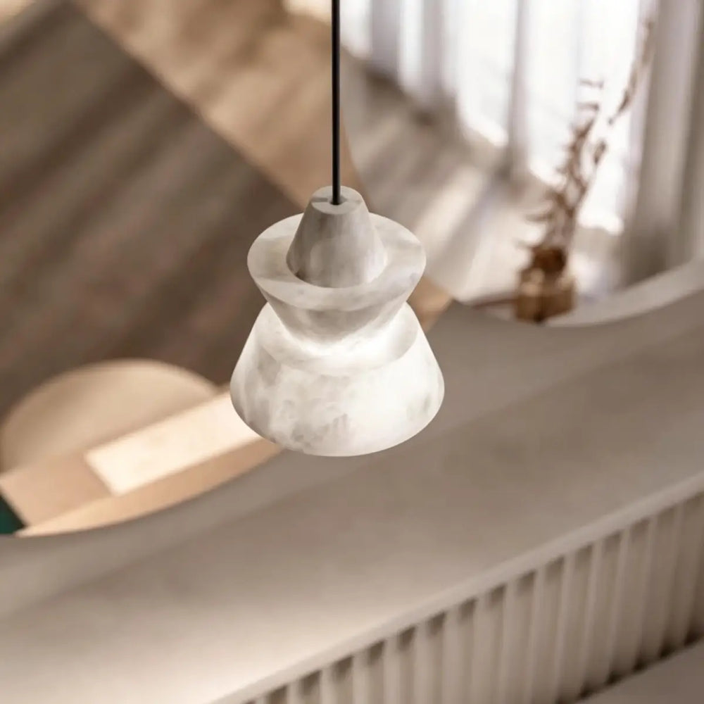 Eira Layered Alabaster Pendant Lamp 2