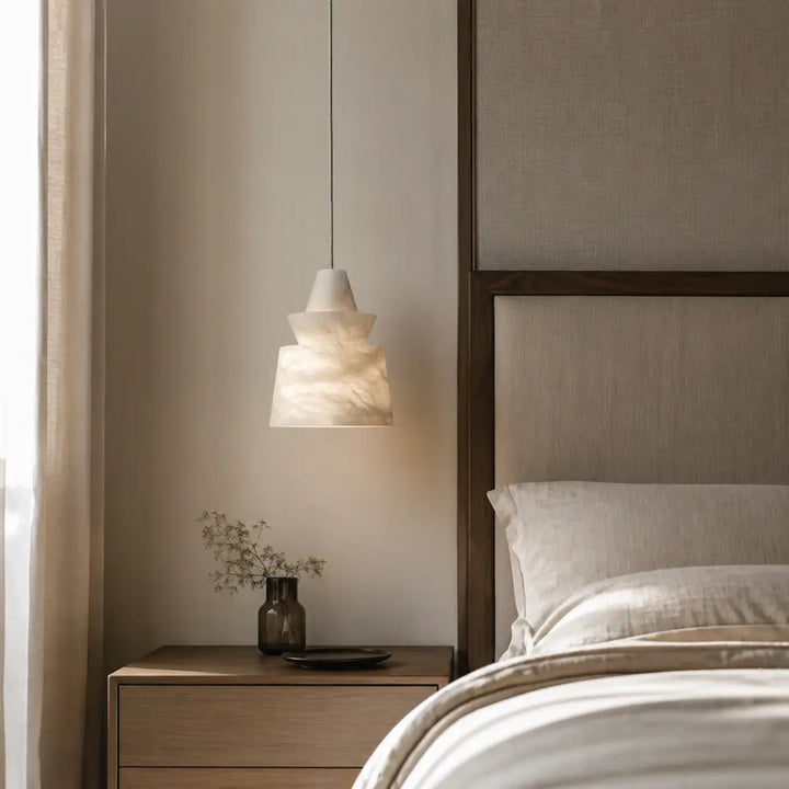 Eira Layered Alabaster Pendant Lamp 5