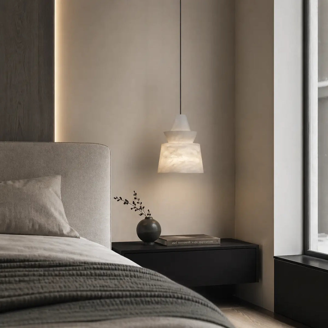 Eira Layered Alabaster Pendant Lamp 6