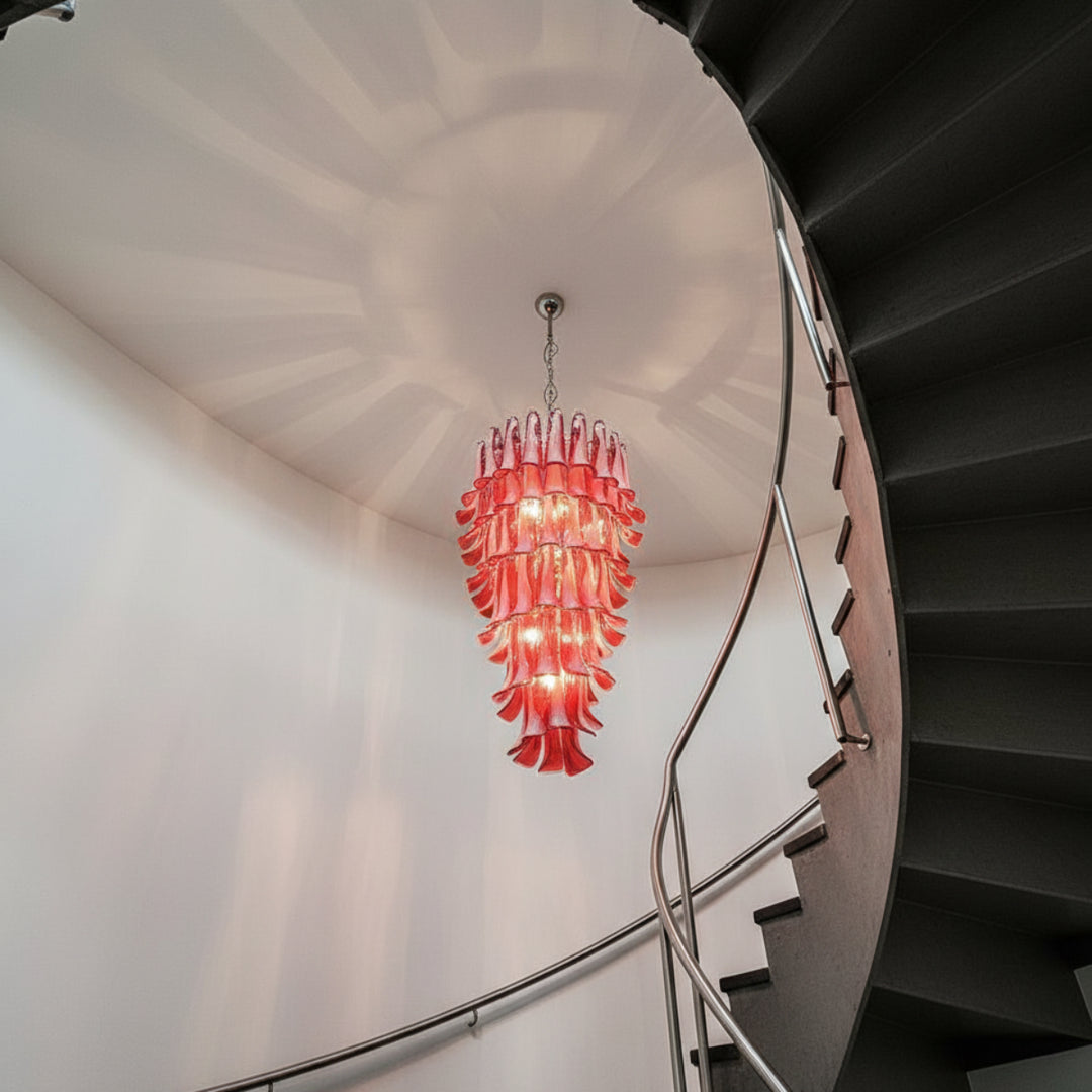 Elan Petals Murano Glass Chandelier 4