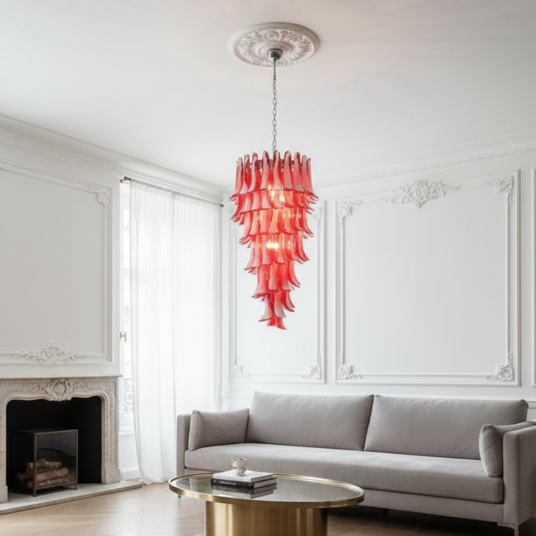 Elan Petals Murano Glass Chandelier 7