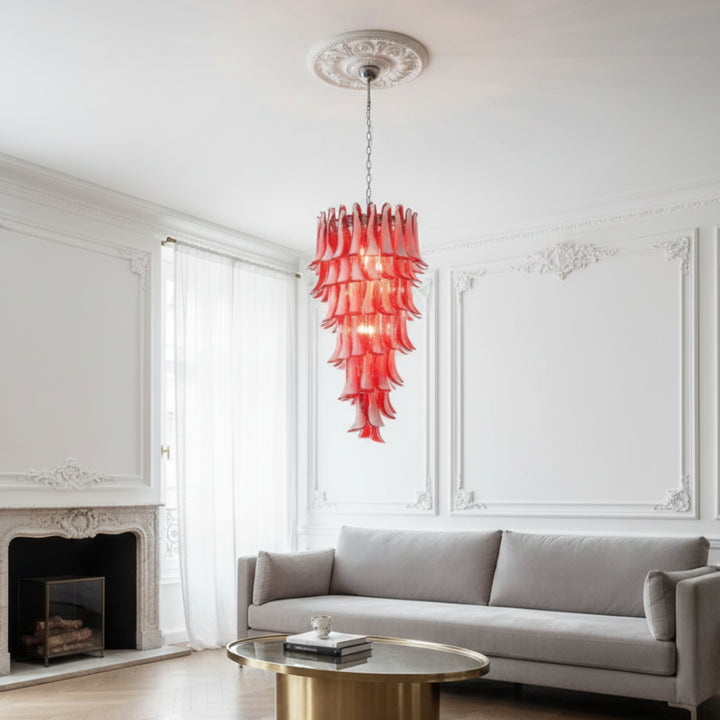 Elan Petals Murano Glass Chandelier 7