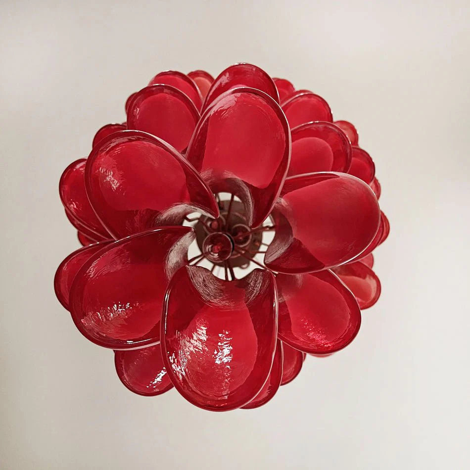 Elan Petals Murano Glass Chandelier 8