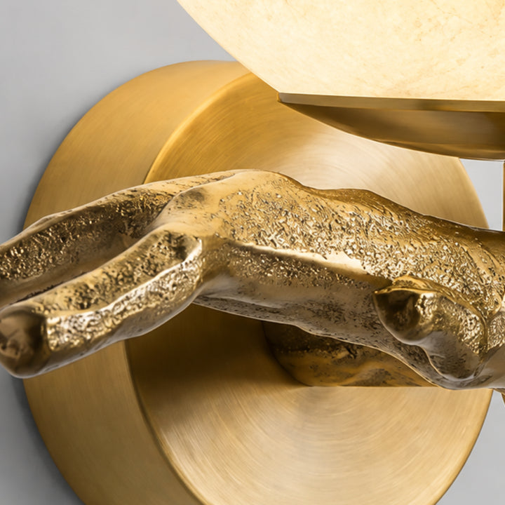 Elarvune Alabaster Branch Wall Lamp 10