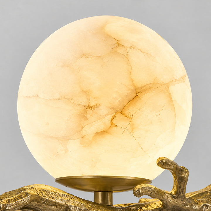 Elarvune Alabaster Branch Wall Lamp 9