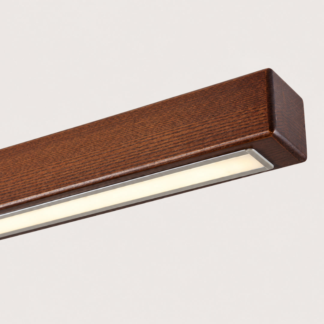 Eldaro Wood Linear Pendant Light 12