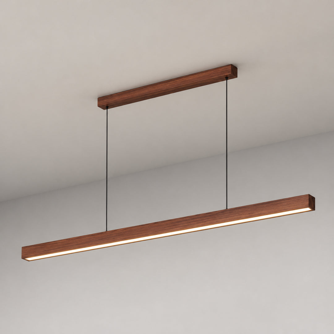 Eldaro Wood Linear Pendant Light 16
