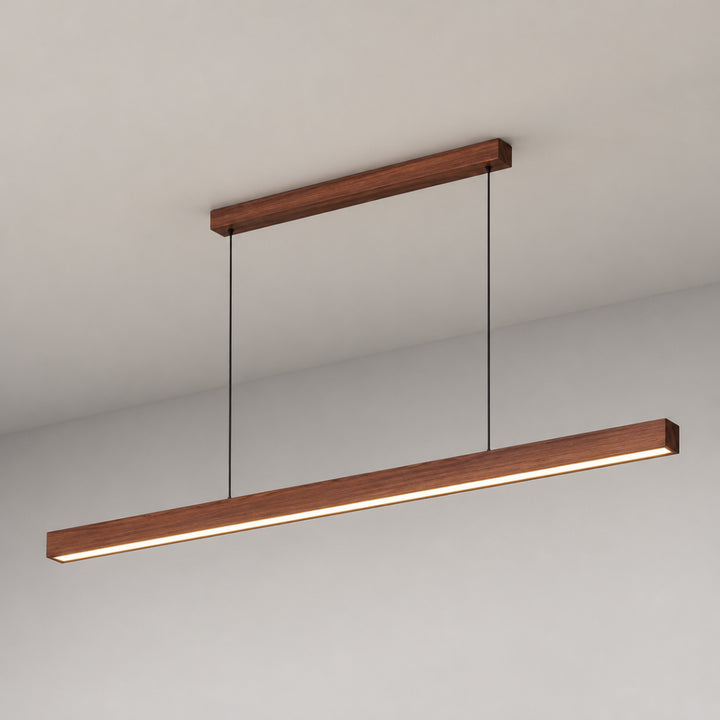 Eldaro Wood Linear Pendant Light 16