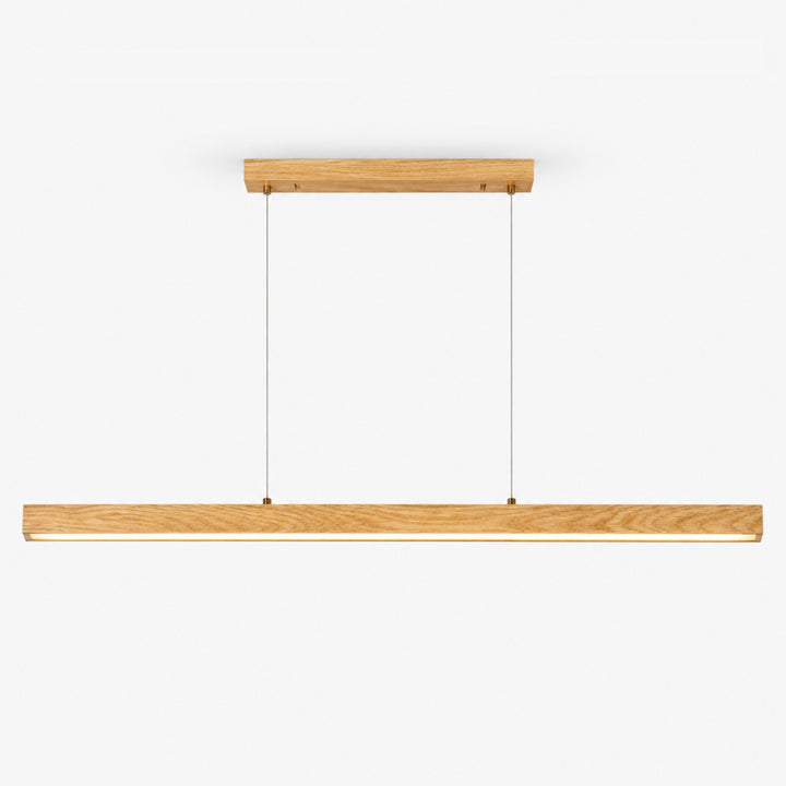 Eldaro Wood Linear Pendant Light 7