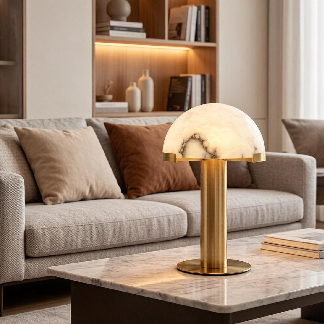 Elegance Alabaster Table Lamp 12