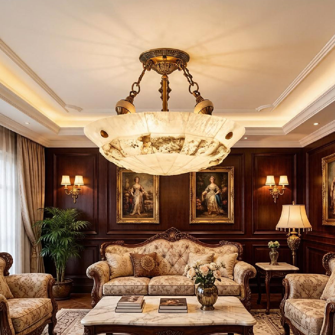 Elio Alabaster Ceiling Light 10