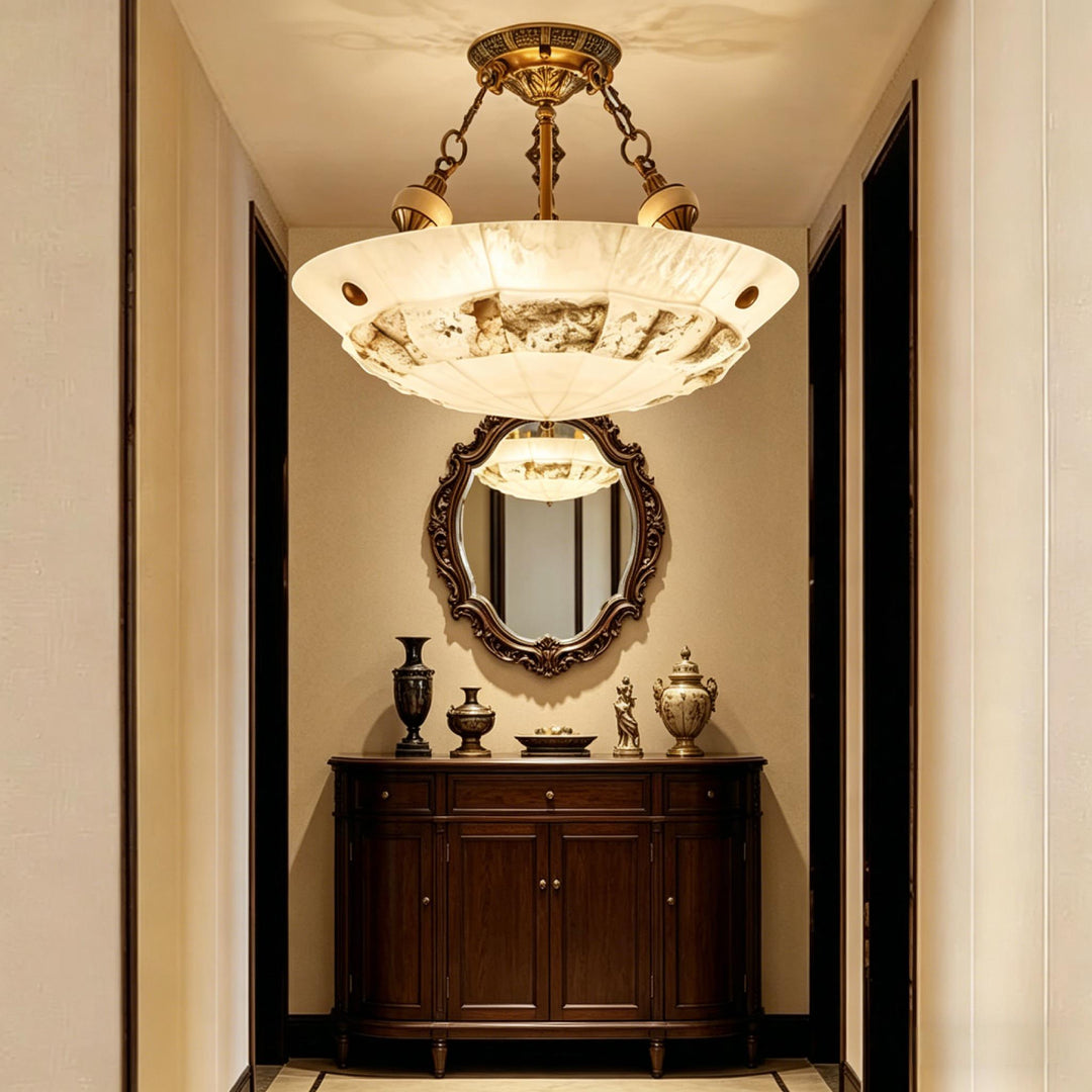 Elio Alabaster Ceiling Light 9