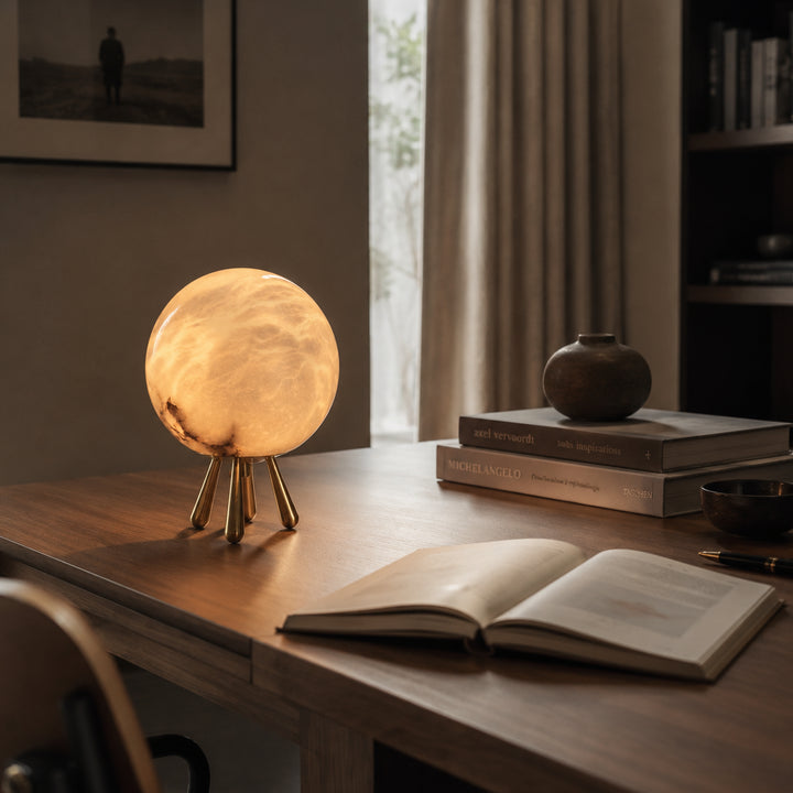 Elvara Alabaster Table Lamp 12