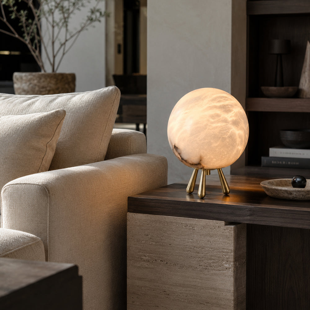 Elvara Alabaster Table Lamp 5