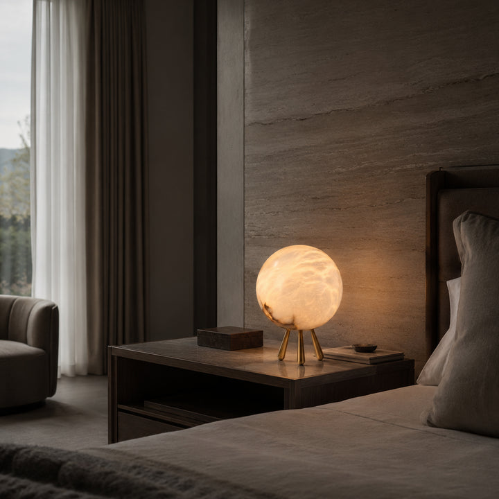 Elvara Alabaster Table Lamp 7