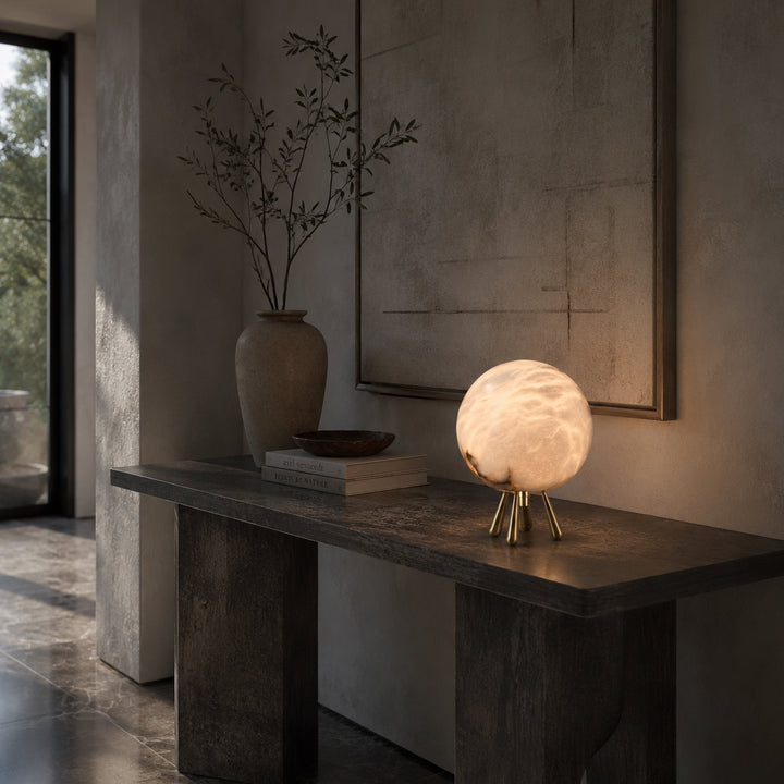 Elvara Alabaster Table Lamp 9