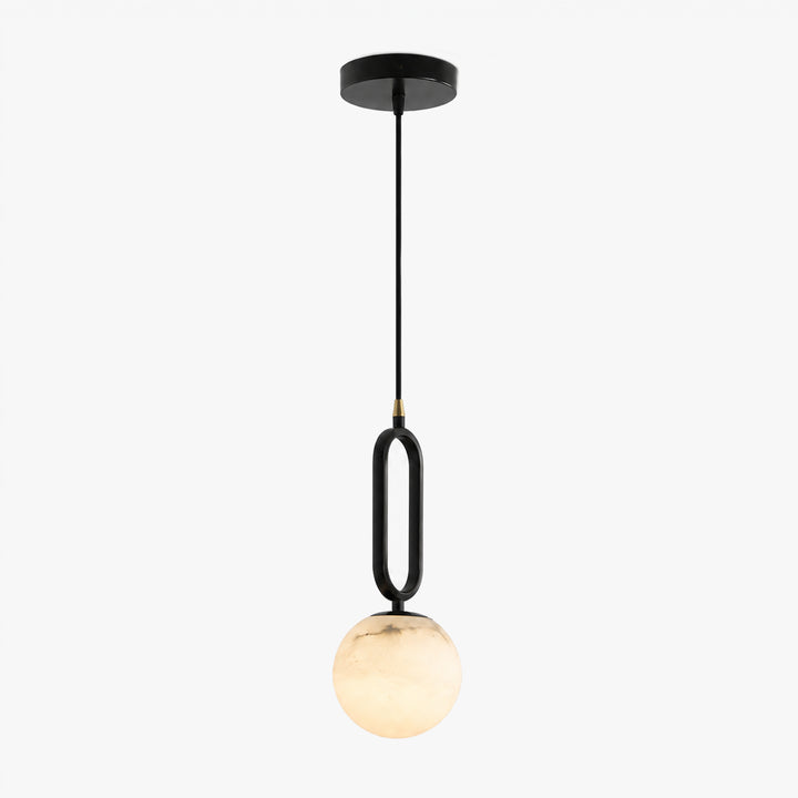 Elvarin Alabaster Globe Pendant Lamp 3
