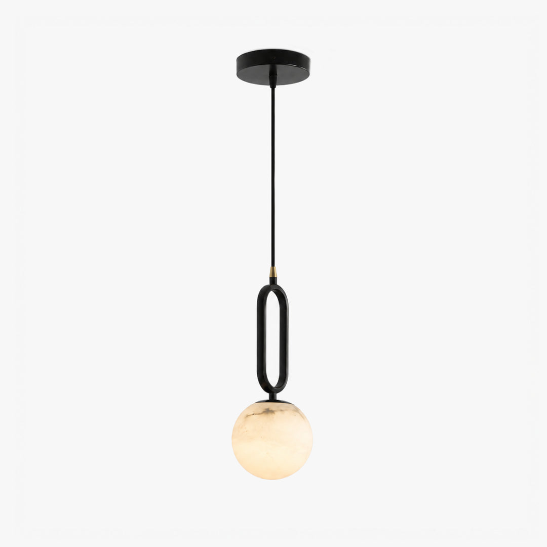 Elvarin Alabaster Globe Pendant Lamp 4