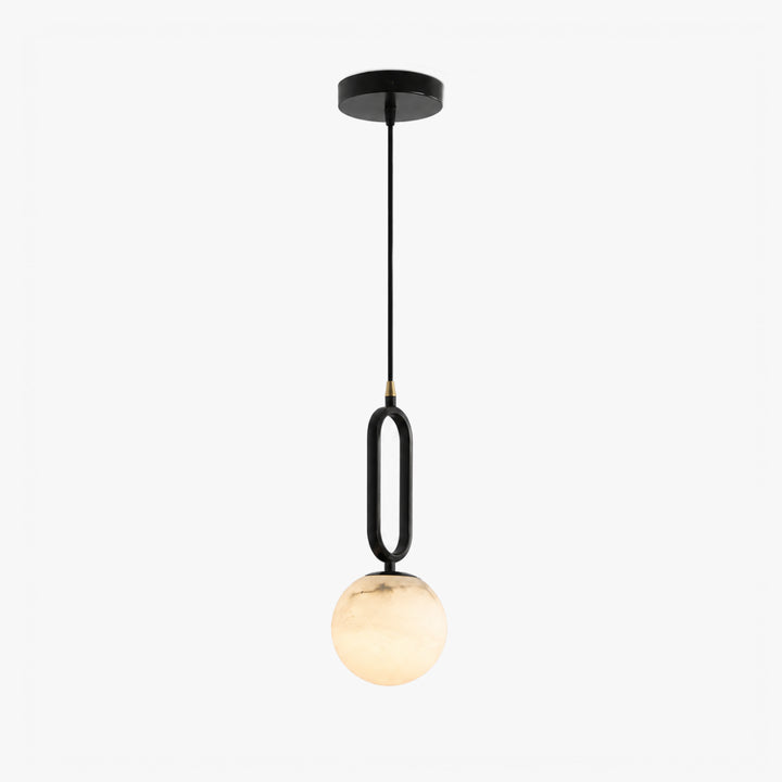Elvarin Alabaster Globe Pendant Lamp 4