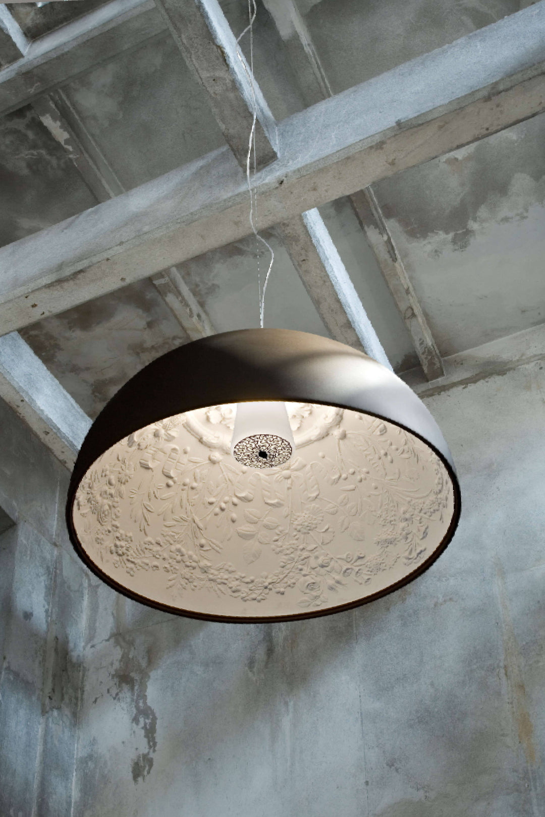 Embossed Dome Pendant Light 12