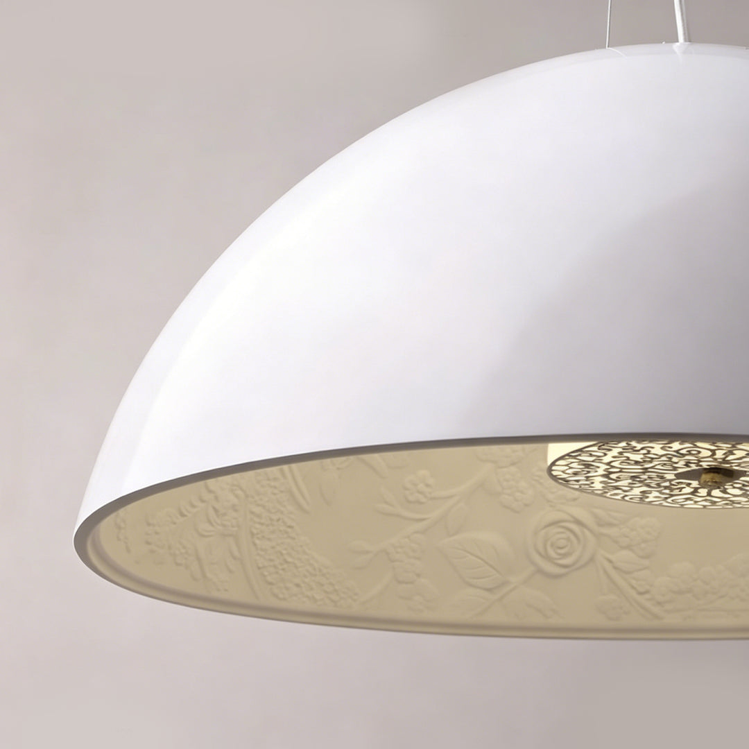 Embossed Dome Pendant Light 13
