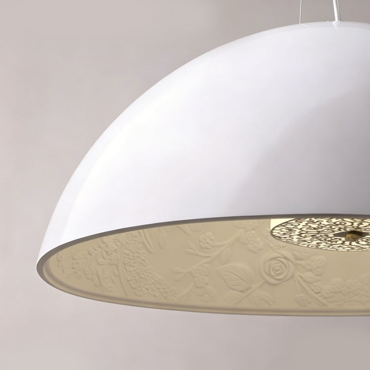 Embossed Dome Pendant Light 13
