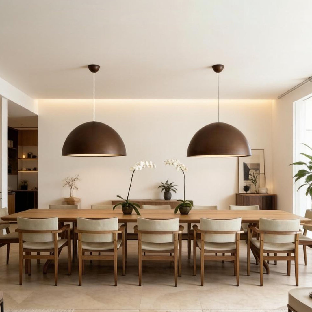 Embossed Dome Pendant Light 2