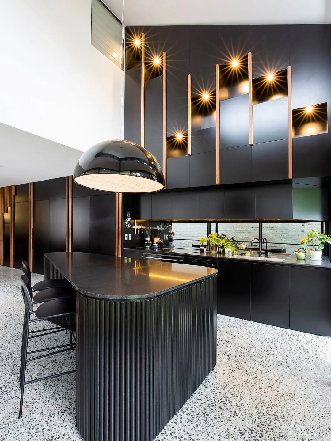 Embossed Dome Pendant Light 20