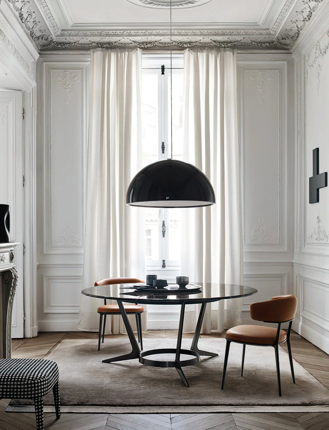 Embossed Dome Pendant Light 22