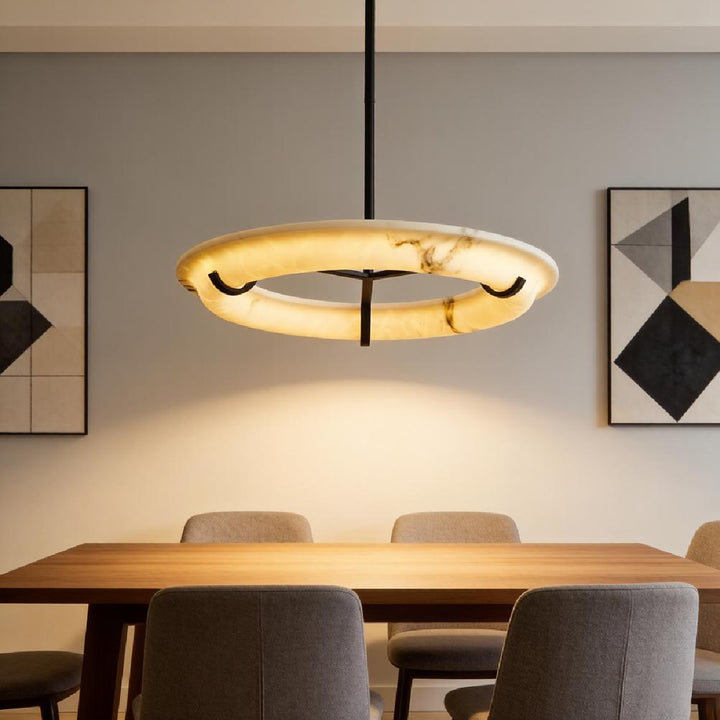 Eric Schmitt  Alabaster Pendant Light 6