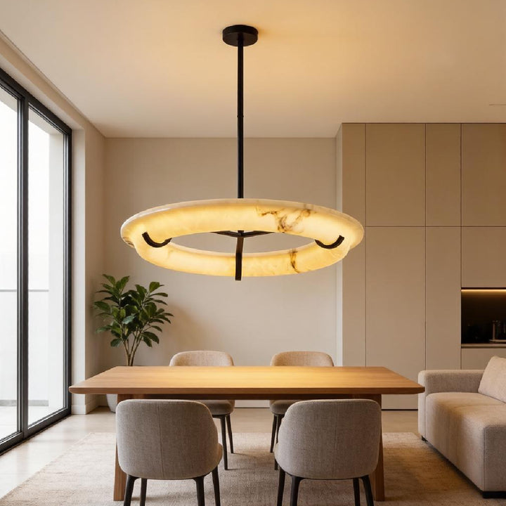 Eric Schmitt  Alabaster Pendant Light 7